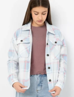 Plaid Shacket with Pockets