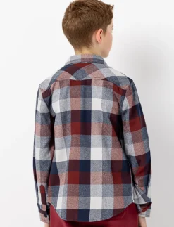 Plaid Shirt with Chest Pocket