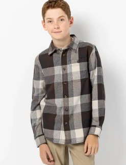 Plaid Shirt with Chest Pocket