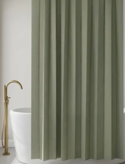 Pleated Shower Curtain