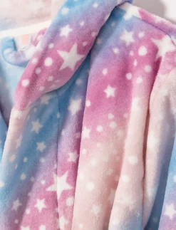 Plush Multicolor Bathrobe