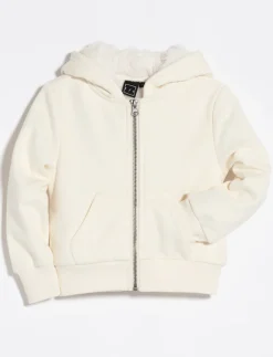 Plush-lined Zip-up Hoodie