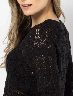 Pointelle Knit Sweater