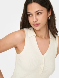 Polo Collar Tank Top