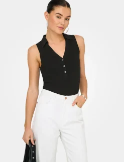 Polo Collar Tank Top