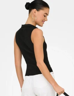 Polo Collar Tank Top
