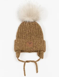 Pompom Cuffed Beanie - Baby