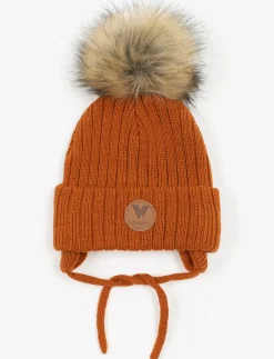 Pompom Cuffed Beanie - Baby