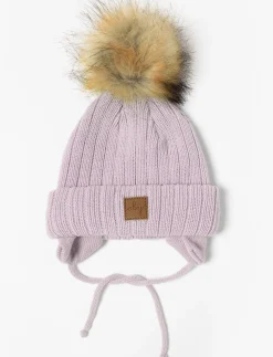 Pompom Toque with Ear Flaps - Baby