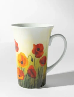 Poppy Design Porcelain Mug