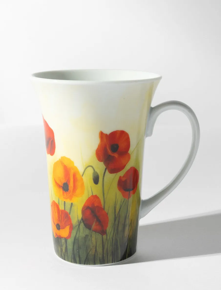 Poppy Design Porcelain Mug