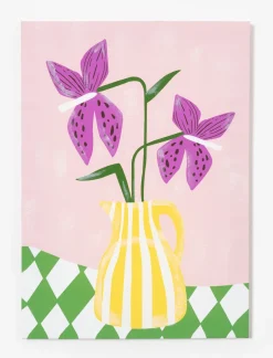 Potted Flower Decorative Frame