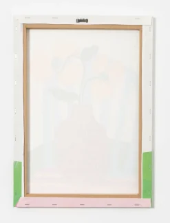 Potted Flower Printed Canvas