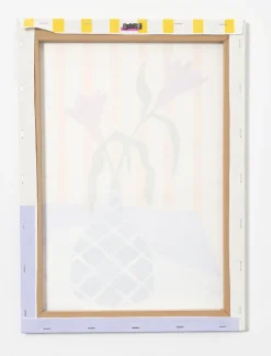 Potted Flower Printed Canvas