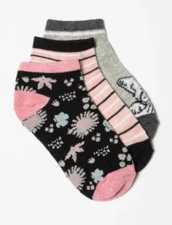 Printed Ankle Socks - Pack of 3