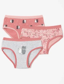 Printed Bikini Panties for Little Girl - Pack of 3
