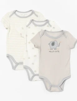 Printed Bodysuits - Pack of 3
