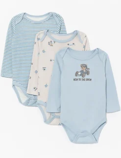 Printed Bodysuits - Pack of 3