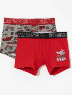 Printed Boxer Briefs - Pack of 2