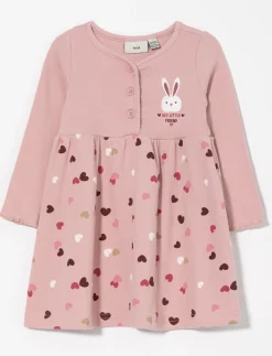 Printed Button Dress – Baby Girl