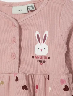 Printed Button Dress – Baby Girl