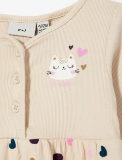 Printed Button Dress – Baby Girl