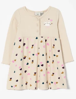 Printed Button Dress – Baby Girl