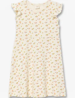 Printed Crew Neck Dress - Little Girls