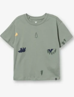 Printed Crew Neck T-Shirt