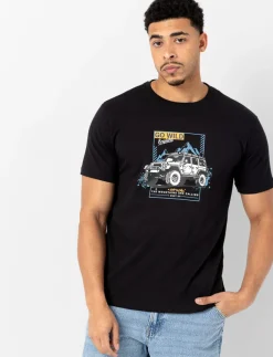Printed Crew Neck T-Shirt