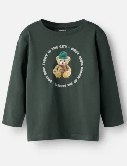 Printed Crew Neck T-shirt - Little Boy