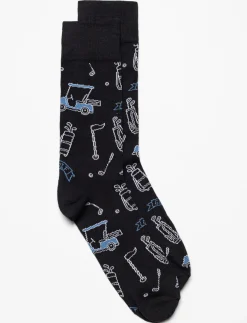 Printed Crew Socks