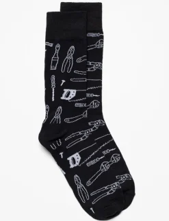 Printed Crew Socks
