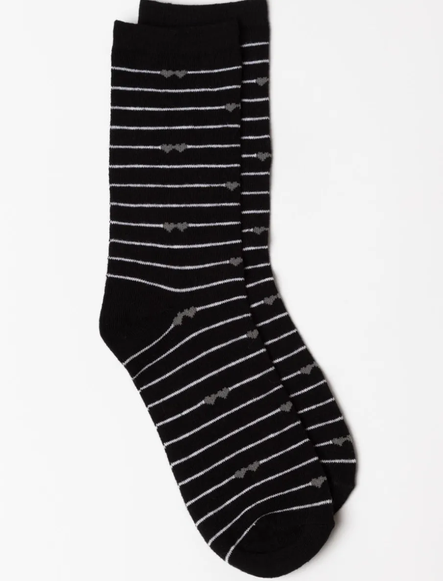 Printed Crew Socks