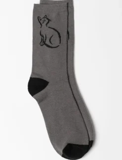 Printed Crew Socks