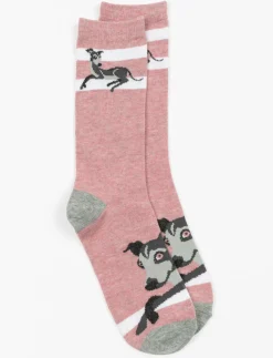 Printed Crew Socks