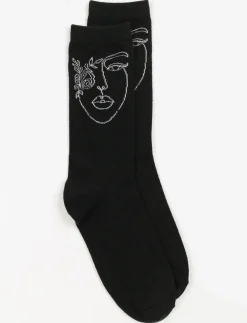 Printed Crew Socks
