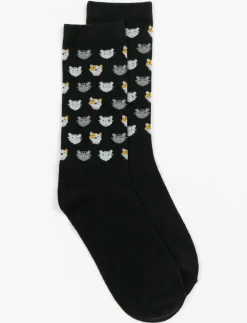 Printed Crew Socks