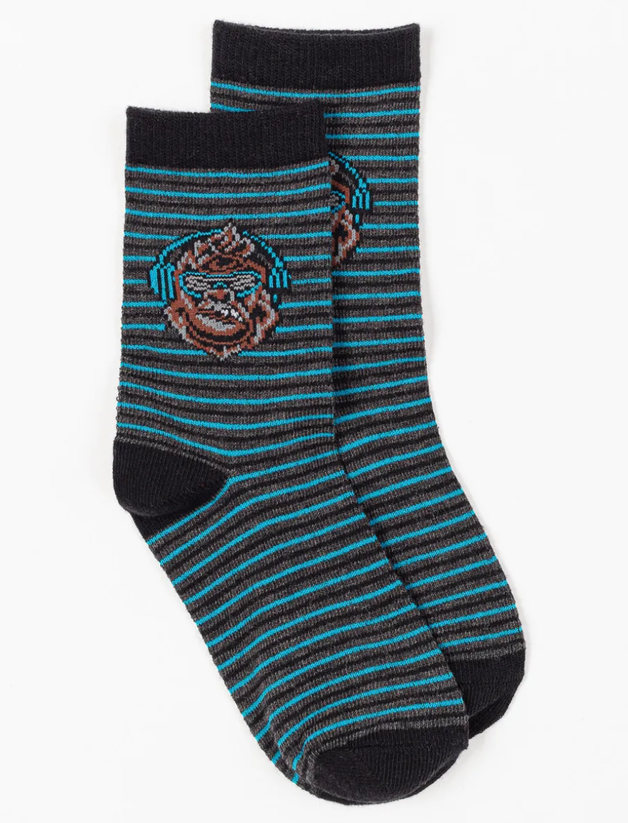 Printed Crew Socks