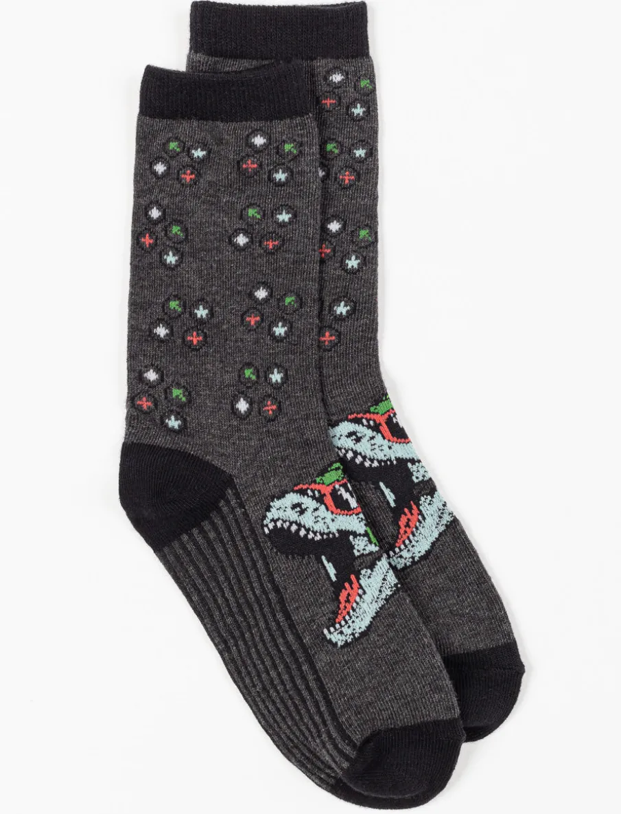 Printed Crew Socks