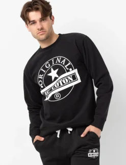 Printed Crew-neck Sweater