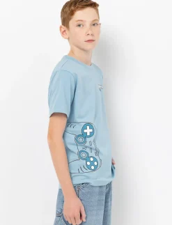 Printed Crew-neck T-shirt