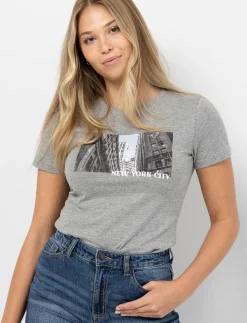 Printed Crew-neck T-shirt