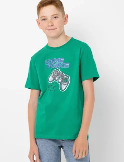 Printed Crew-neck T-shirt