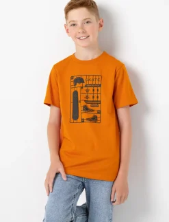 Printed Crew-neck T-shirt