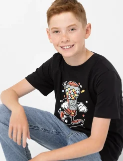 Printed Crew-neck T-shirt