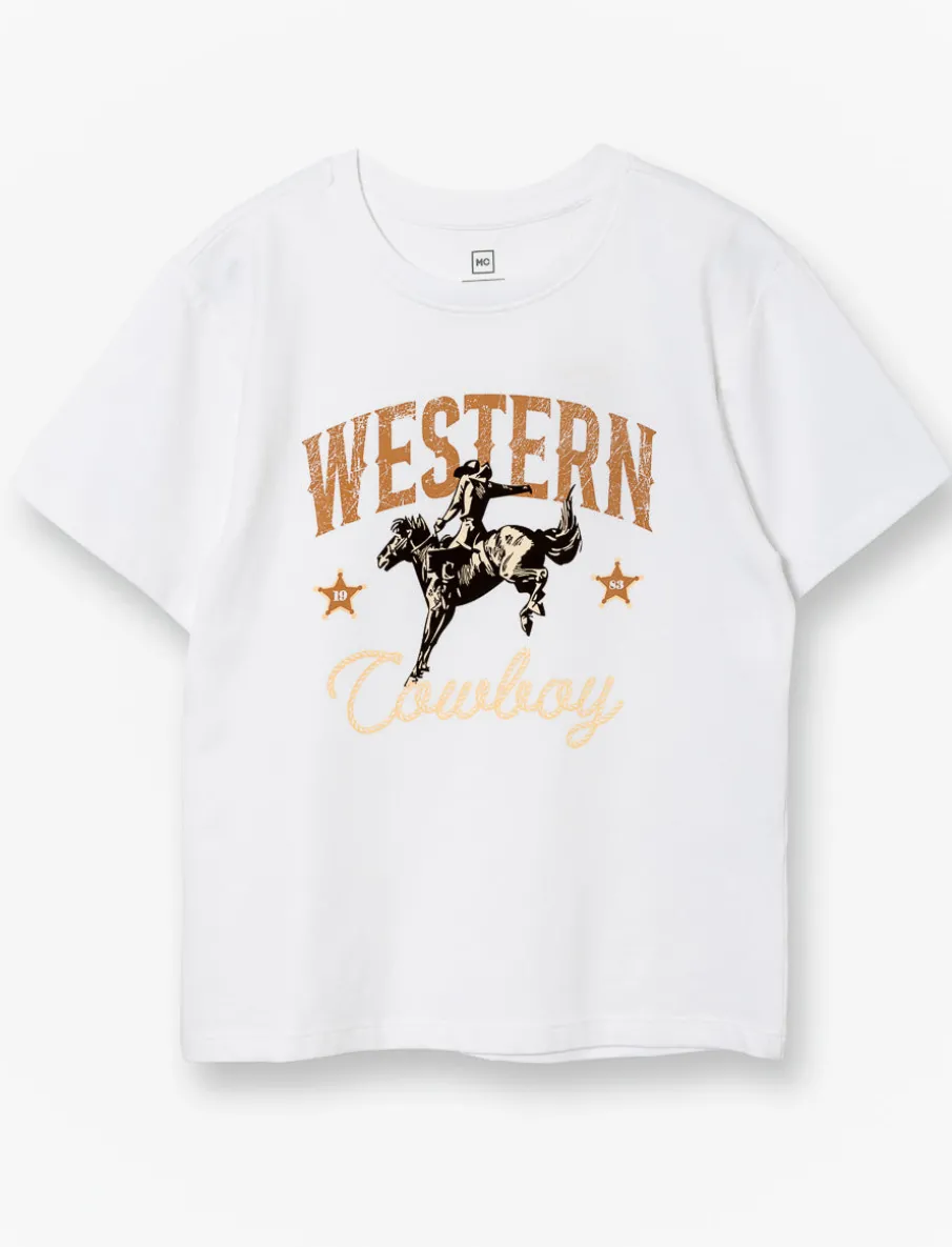 Printed Crew-neck T-shirt