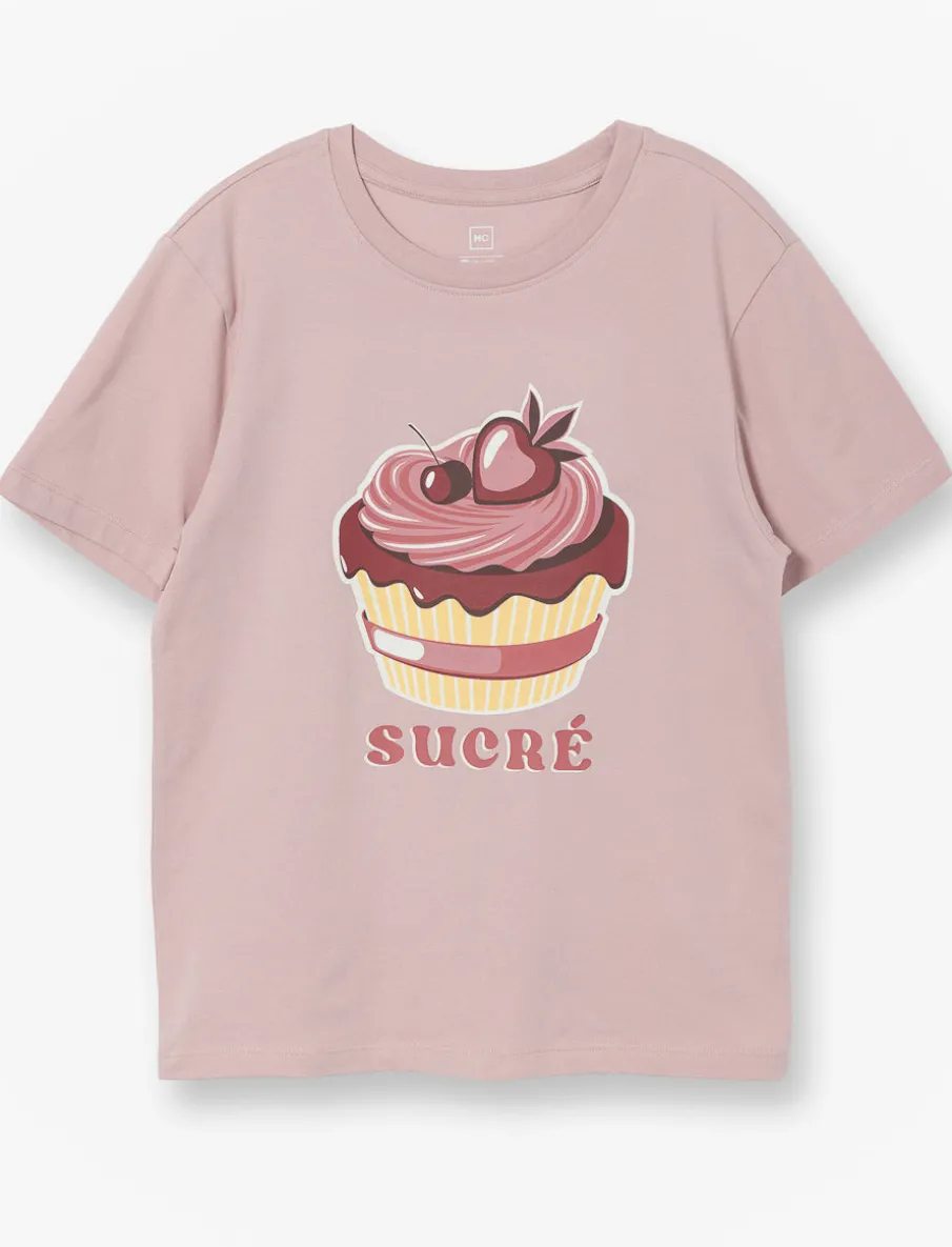 Printed Crew-neck T-shirt