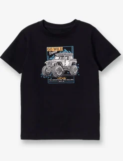 Printed Crew-neck T-shirt - Little Boy