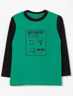 Printed Crew-neck T-shirt - Little Boy